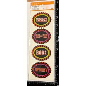 Celebrate It Halloween Labels Eek Trick Or Treat Boo & Spooky Stickers 281853